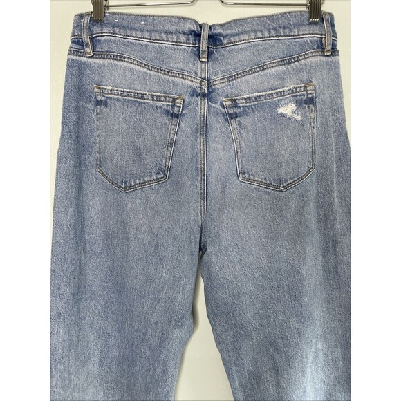 Loft Denim The Wide Leg‎ Blue Jeans High Waist Palazzo 2023 casual Size 30 / 10 - Picture 5 of 8